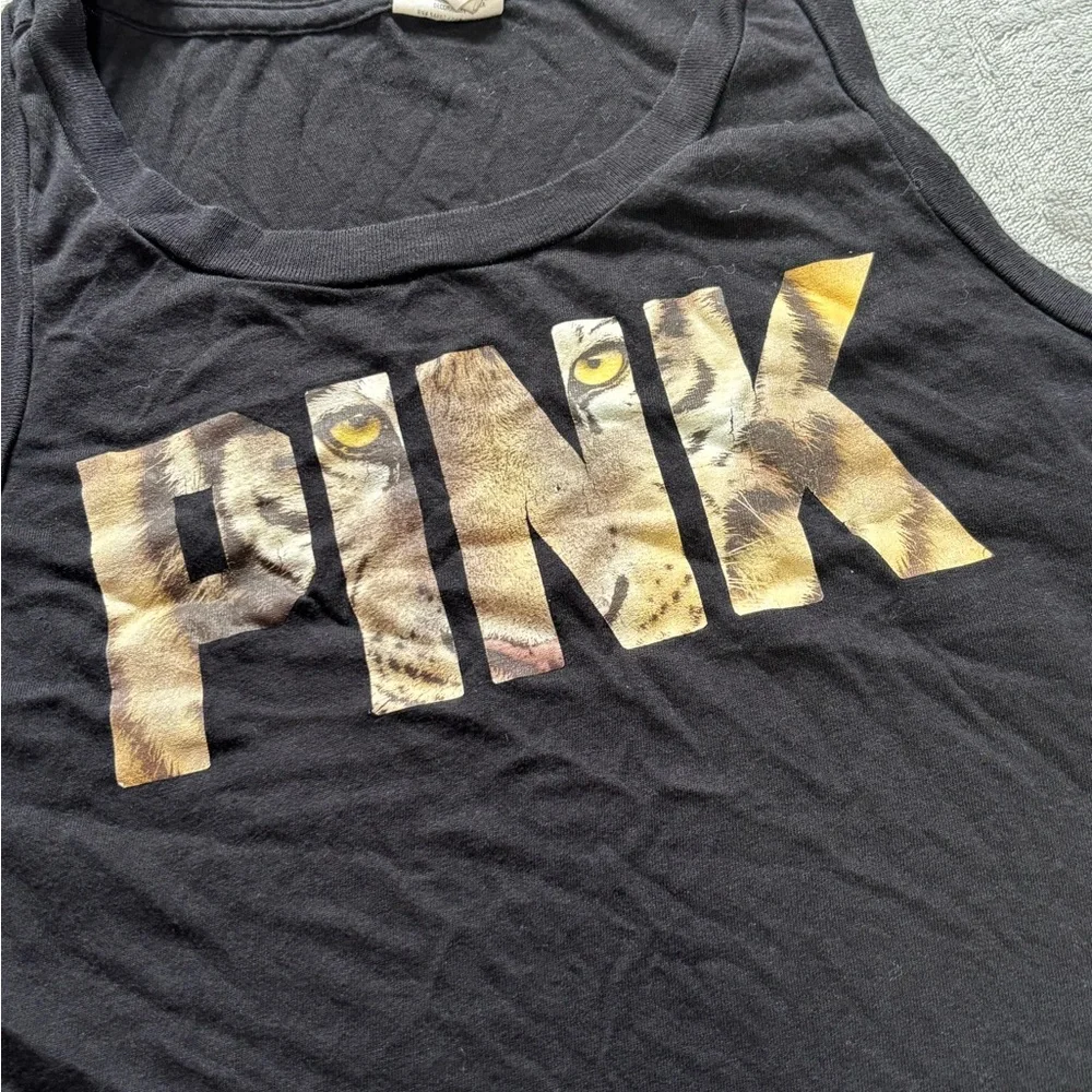 PINK Racerback Tank Top - Picture 2 of 4
